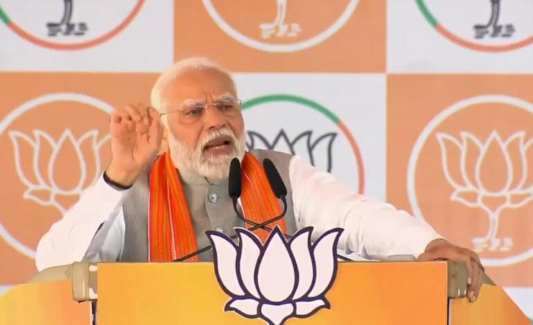महाराष्ट्र के चिमूर में खूब गरजे पीएम मोदी,कांग्रेस और उनके साथियों से सावधान करने आया हूं..