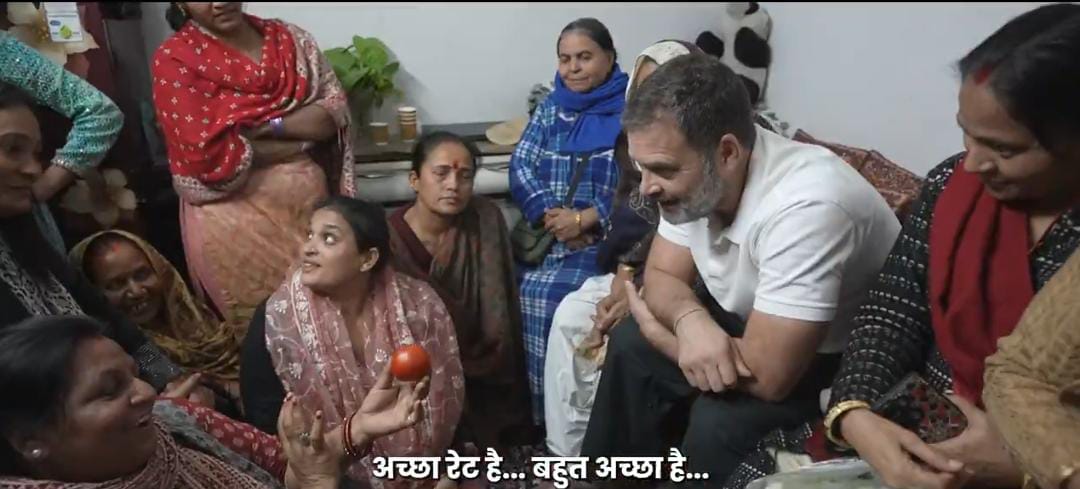 राहुल गांधी ने महंगाई को लेकर केंद्र सरकार को घेरा,लहसुन की कीमत पहुंची 400 पार!