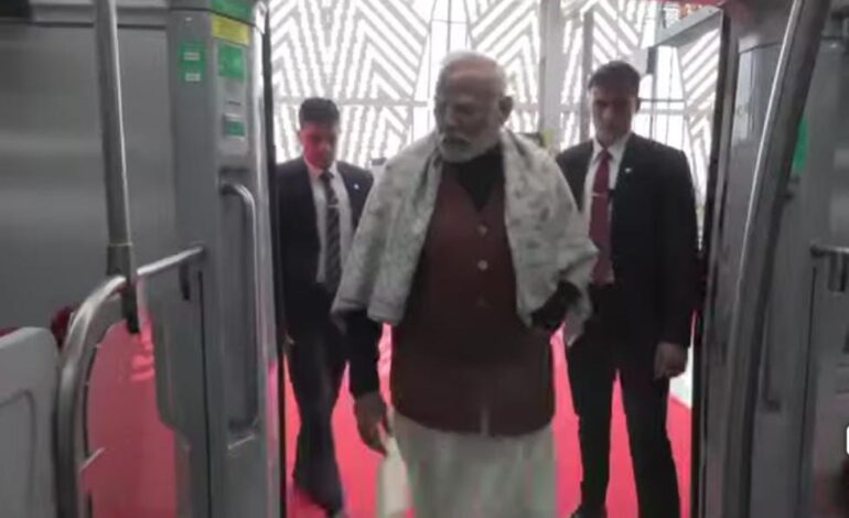 पीएम मोदी ने किया विभिन्न विकास परियोजनाओं का उद्घाटन,नमो भारत कॉरिडोर भी है शामिल