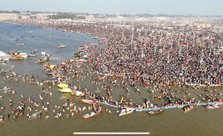 मौनी अमावस्या पर आज महाकुंभ में बनेगा नया रिकॉर्ड,शाम तक 10 करोड़ श्रद्धालुओं का स्नान करने का है अनुमान