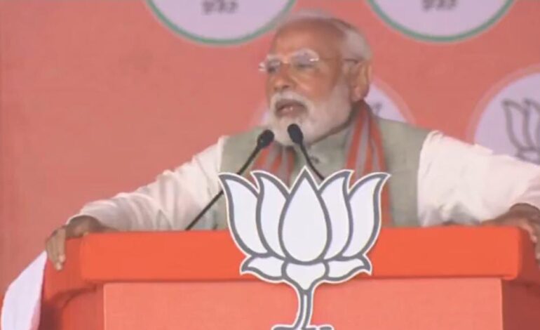 दिल्ली में रैली को संबोधित करते हुए खूब गरजे पीएम मोदी,बोले-आपदा जाएगी भाजपा आएगी