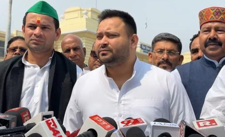 राज्यपाल के भाषण पर भड़के तेजस्वी यादव,सरकार को बने एक साल हो गया लेकिन कोई खास काम नहीं हुआ..