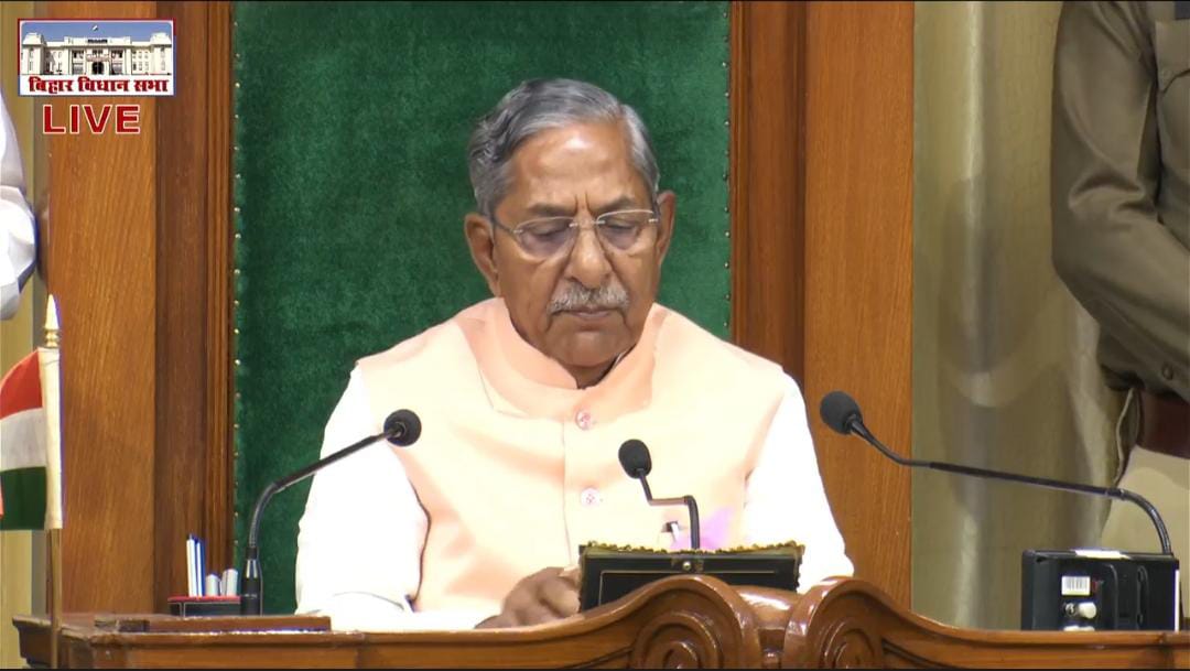 बिहार विधानसभा के बजट सत्र के दौरान आज सदन में हुआ भारी हंगामा,विपक्ष ने जमकर किया नारेबाजी