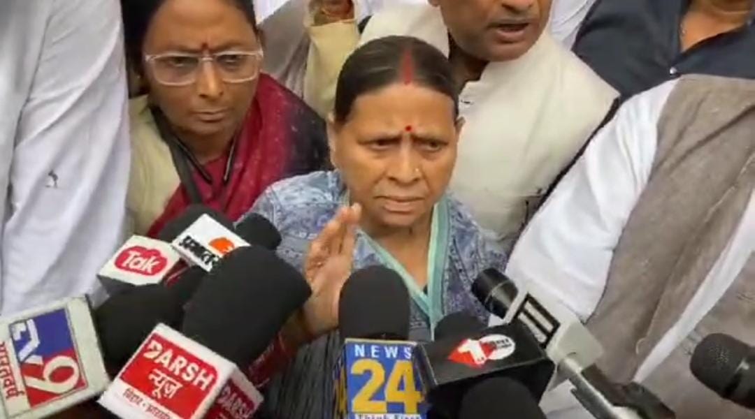 नीतीश कुमार की मानसिक स्थिति गंभीर चिंता का विषय है,राबड़ी देवी ने निशांत को गद्दी सौंपने की दी सलाह