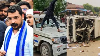 चंद्रशेखर रावण के समर्थकों ने गजब कर दिया!देखते रह गई पुलिस