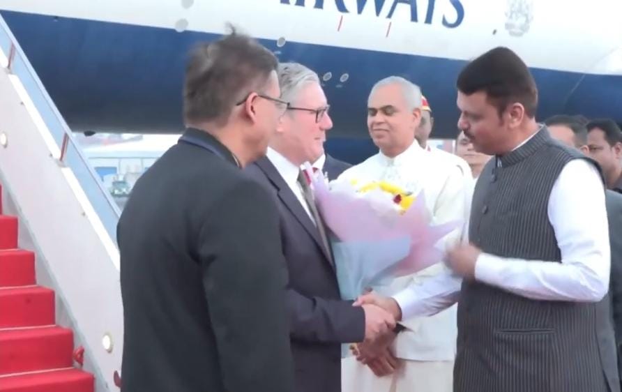 2 दिवसीय यात्रा पर भारत पहुंचे ब्रिटेन के प्रधानमंत्री,मुंबई में पीएम मोदी से होगी मुलाकात