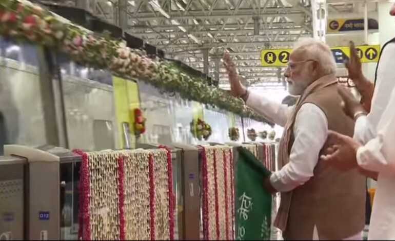 पीएम मोदी ने मेरठ मेट्रो और नमो भारत ट्रेन को किया रवाना,बोले सीएम योगी- नया भारत तेजी से बढ़ रहा है