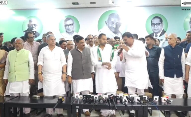 जेडीयू की सदस्यता लेते हीं खूब गरजे निशांत कुमार,बोले-पार्टी का रखूंगा ख्याल