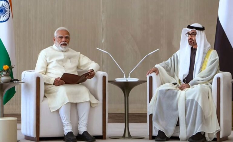 PM मोदी के UAE दौरे से मिला बड़ा लाभ,भारत में 5 अरब डॉलर निवेश का ऐलान और भी हुए कई बड़े समझौते