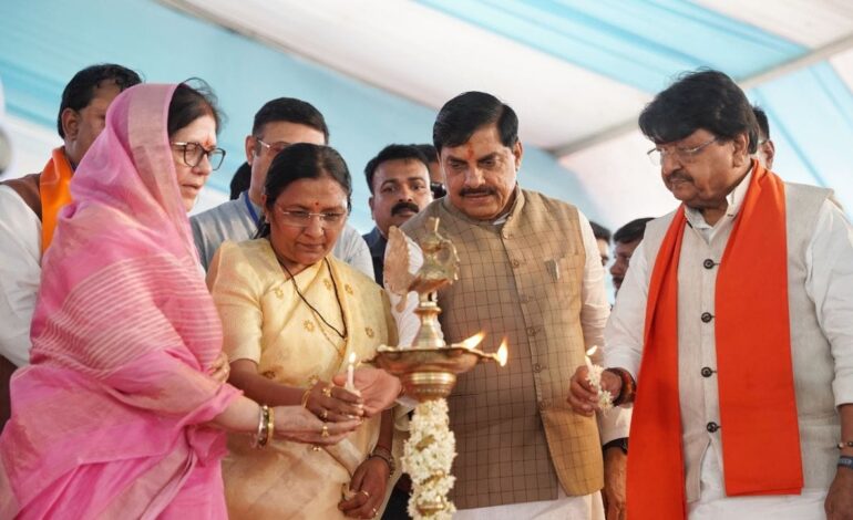 भोजशाला में मां वाग्देवी का पूरे विधि-विधान से हुआ पूजन,धार में मां सरस्वती लोक की होगी स्थापना