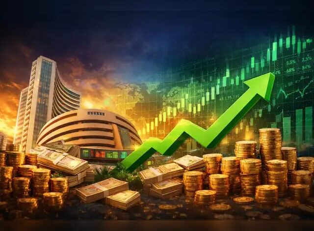 370 अंक उछला सेंसेक्स,शेयर बाजार में आज लौटी रौनक