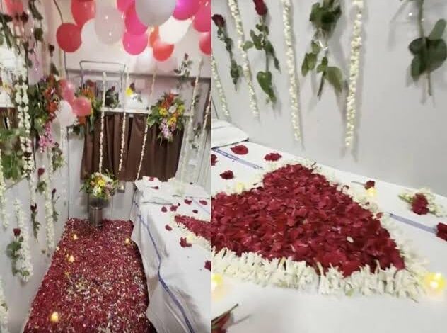कपल के लिए ट्रेन में सुहागरात के लिए बर्थ सजवाना पड़ गया भारी,टीटीई समेत कई लोगों पर हुई कार्रवाई