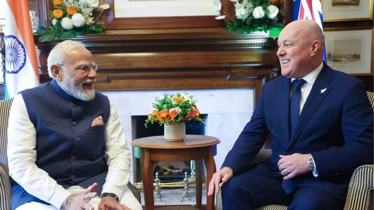 भारत और न्यूजीलैंड में हुई सबसे बड़ी डील,2030 तक व्यापार होगा दोगुना