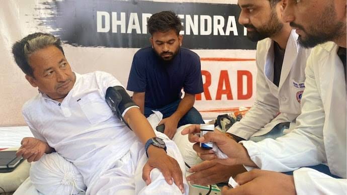 सोनम वांगचुक के भूख हड़ताल का आज है 18वां दिन,नहीं झुक रही है मोदी सरकार!