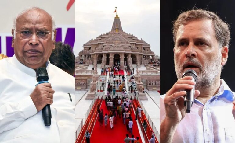 खरगे-राहुल ने पीएम मोदी को लिखा पत्र,राम मंदिर चढ़ावा मामले में ठगा महसूस कर रहे है श्रद्धालु
