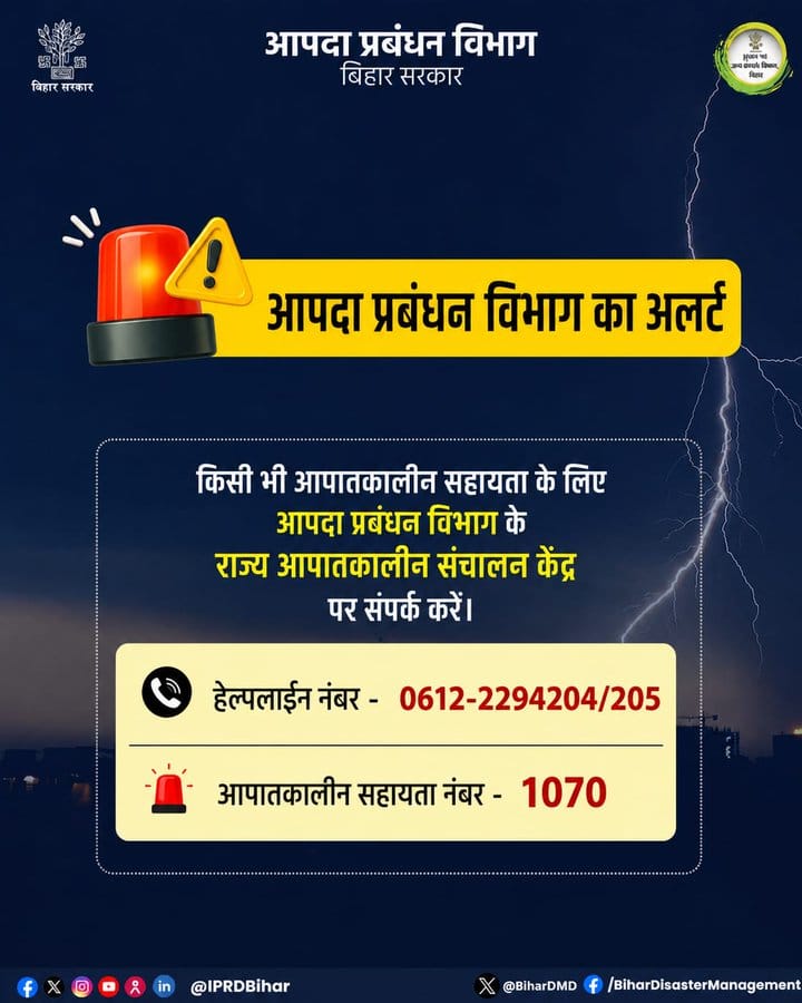 बिहार के इन जिलों में बाढ़ का अलर्ट!एक्टिव मोड में आई सम्राट सरकार